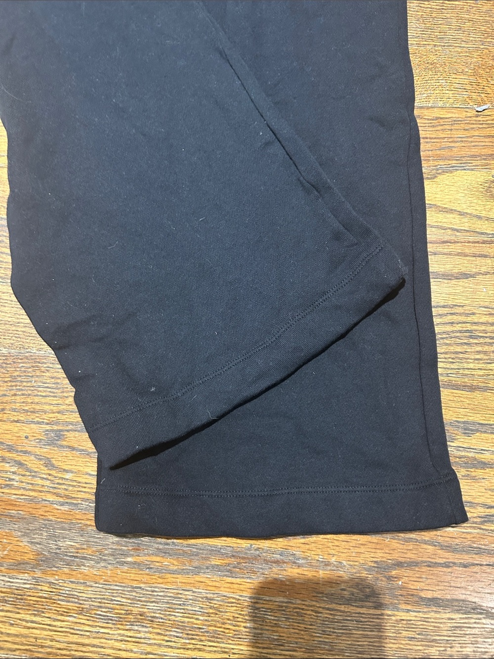 Black Wide-Leg Sweatpants - Picture 5 of 5